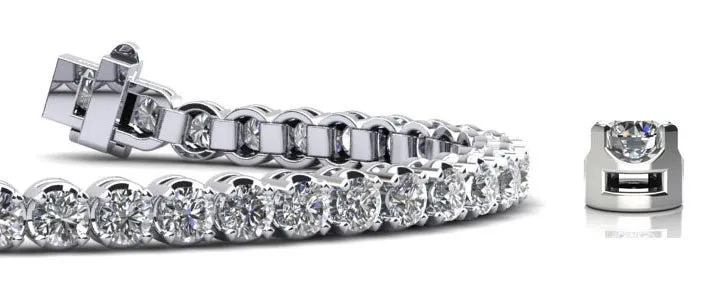 Captivating Shimmer Lab-Grown Diamond Tennis Bracelet with 3.06 ct.(finished) 2.5mm