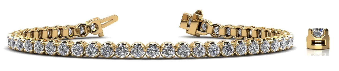 Captivating Shimmer Lab-Grown Diamond Tennis Bracelet with 3.06 ct.(finished) 2.5mm