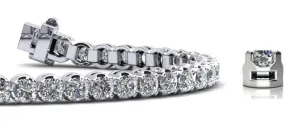 Captivating Shimmer Lab-Grown Diamond Tennis Bracelet with 3.06 ct.(finished) 2.5mm