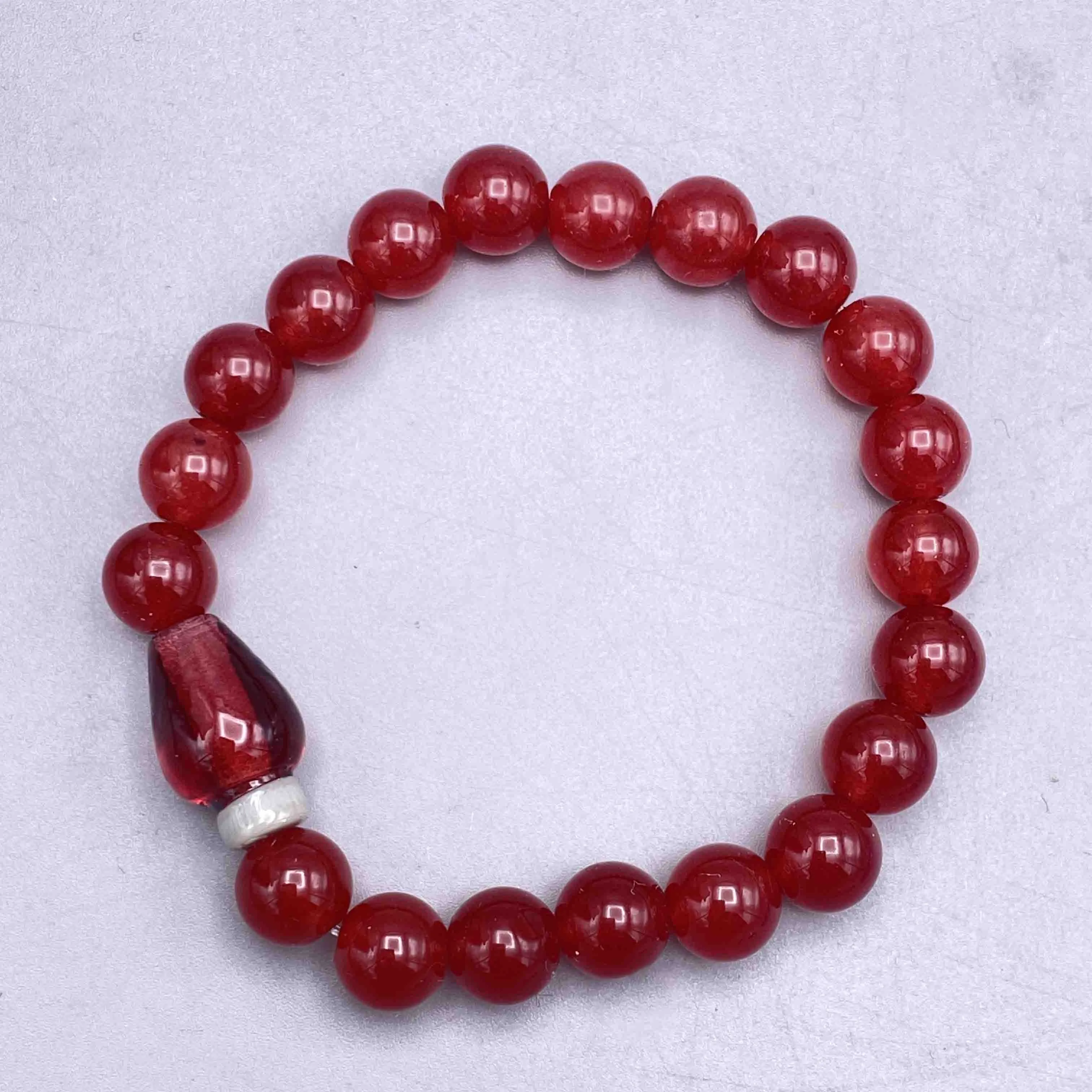 Christmas Lightbulb Gemstone Bracelets