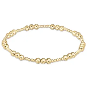 Classic Joy Pattern 5mm Bracelet Gold