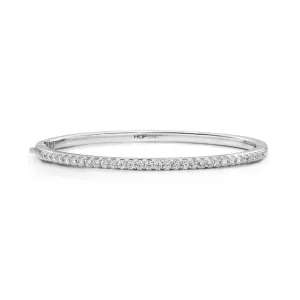 CLASSIC PRONG SET DIAMOND BANGLE