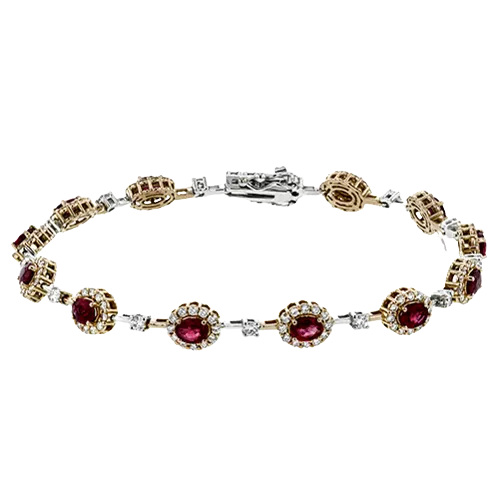 Color Bracelet in 18k Gold with Diamonds