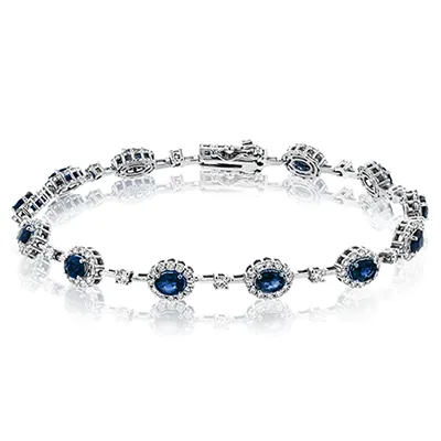 Color Bracelet in 18k Gold with Diamonds