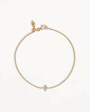 CRYSTAL BLOOM BRACELET | GOLD