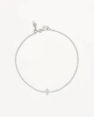 CRYSTAL BLOOM BRACELET | SILVER