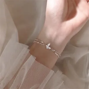 Crystal Butterfly Bracelet
