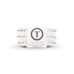 Crystal Clear Teleties Small 3-Pack Hair Tie