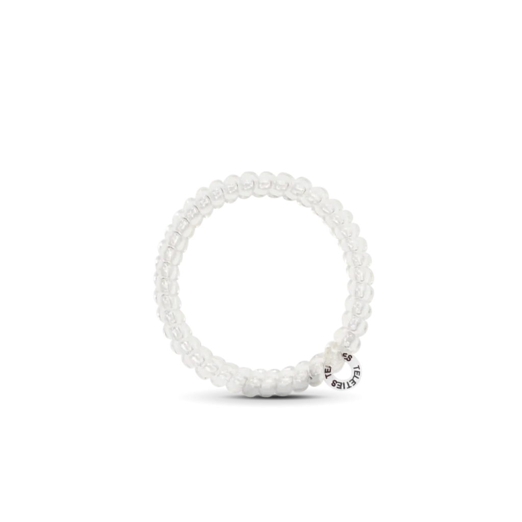 Crystal Clear Teleties Small 3-Pack Hair Tie