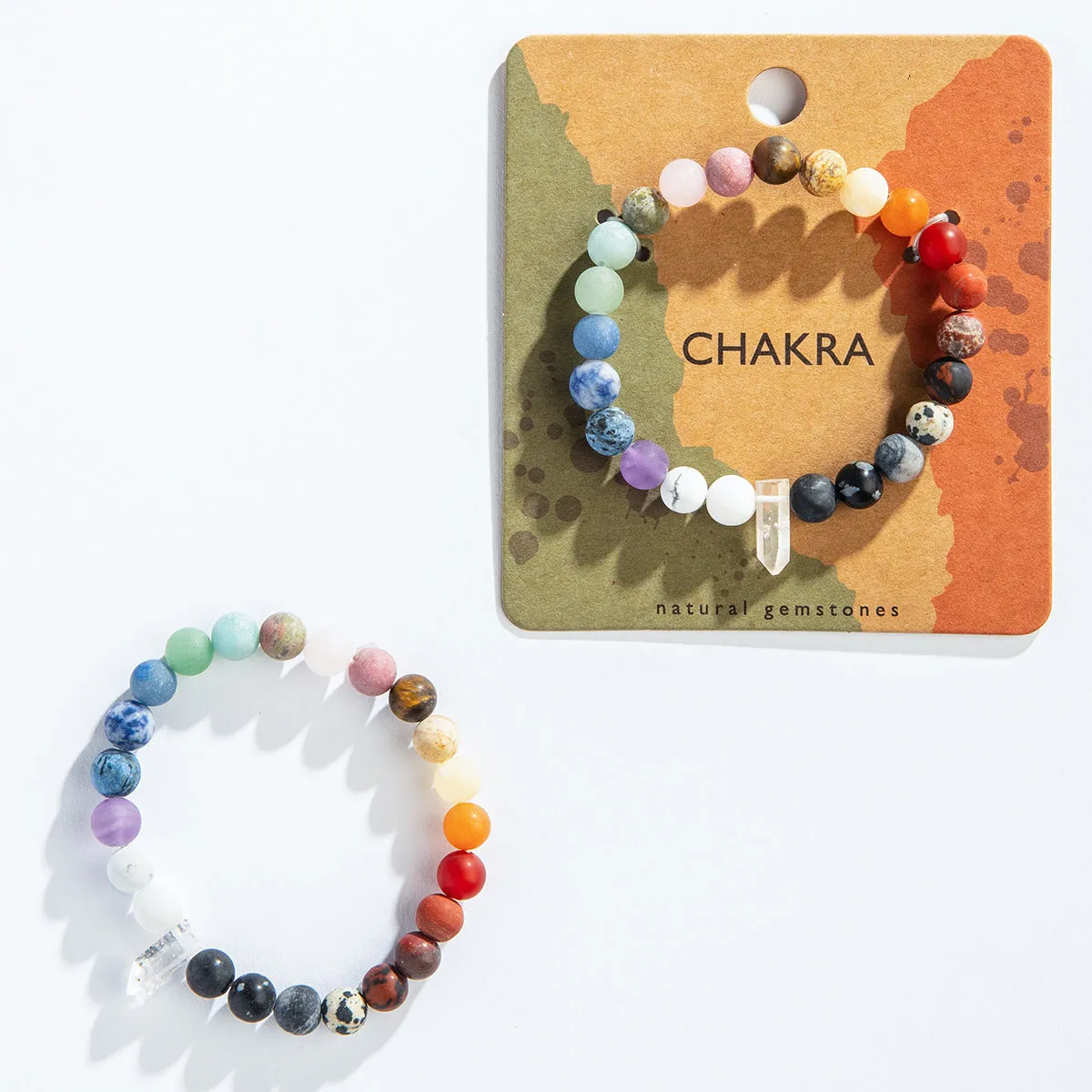 Crystal Point Chakra Bracelet