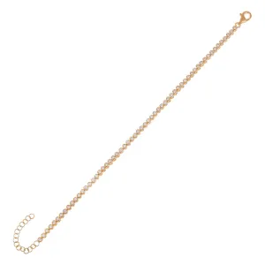 CZ Bezel Bracelet
