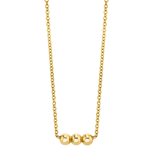 Dainty Trio Ball Necklace
