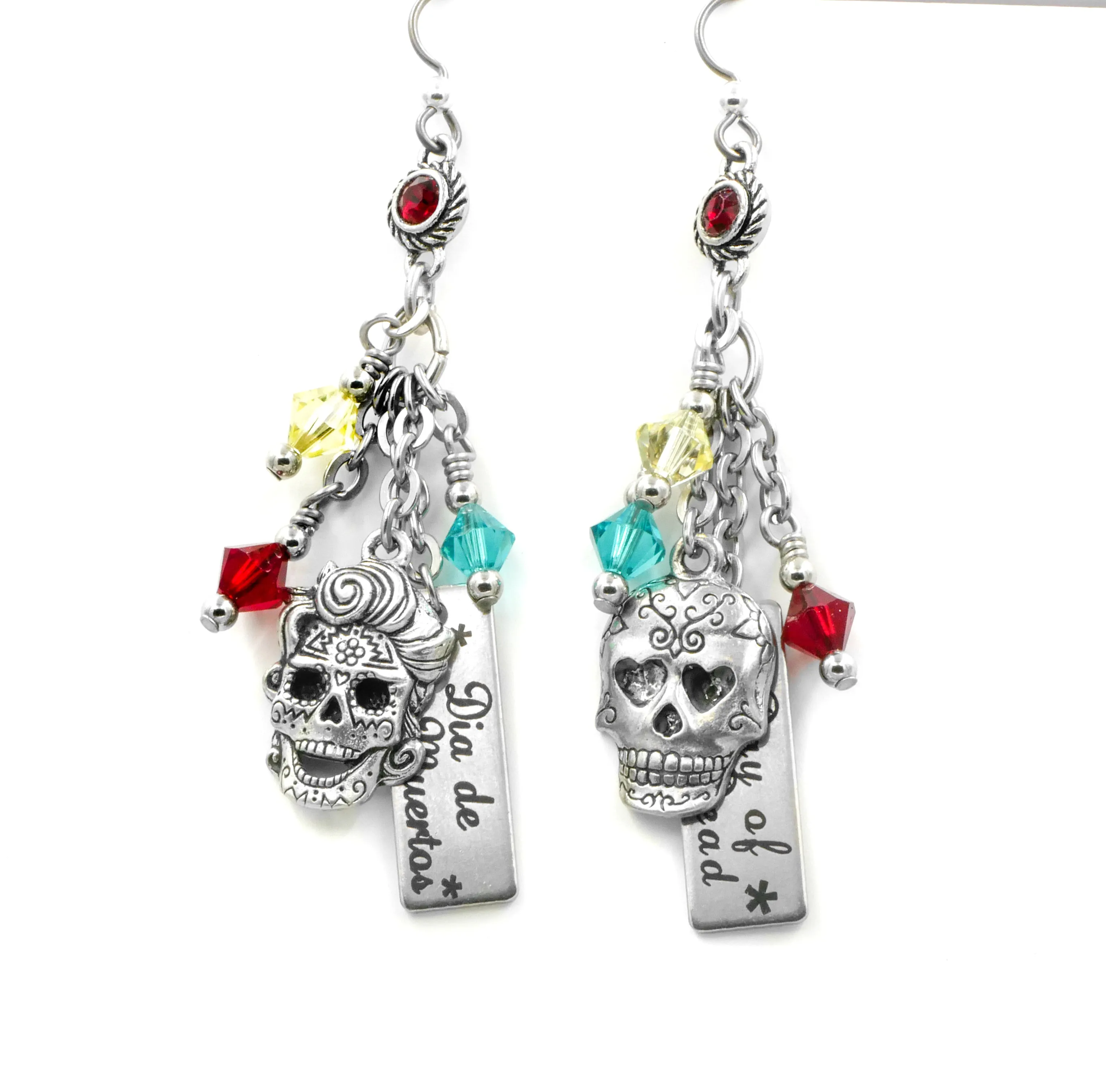 Day of the Dead Sugar Skull Earrings