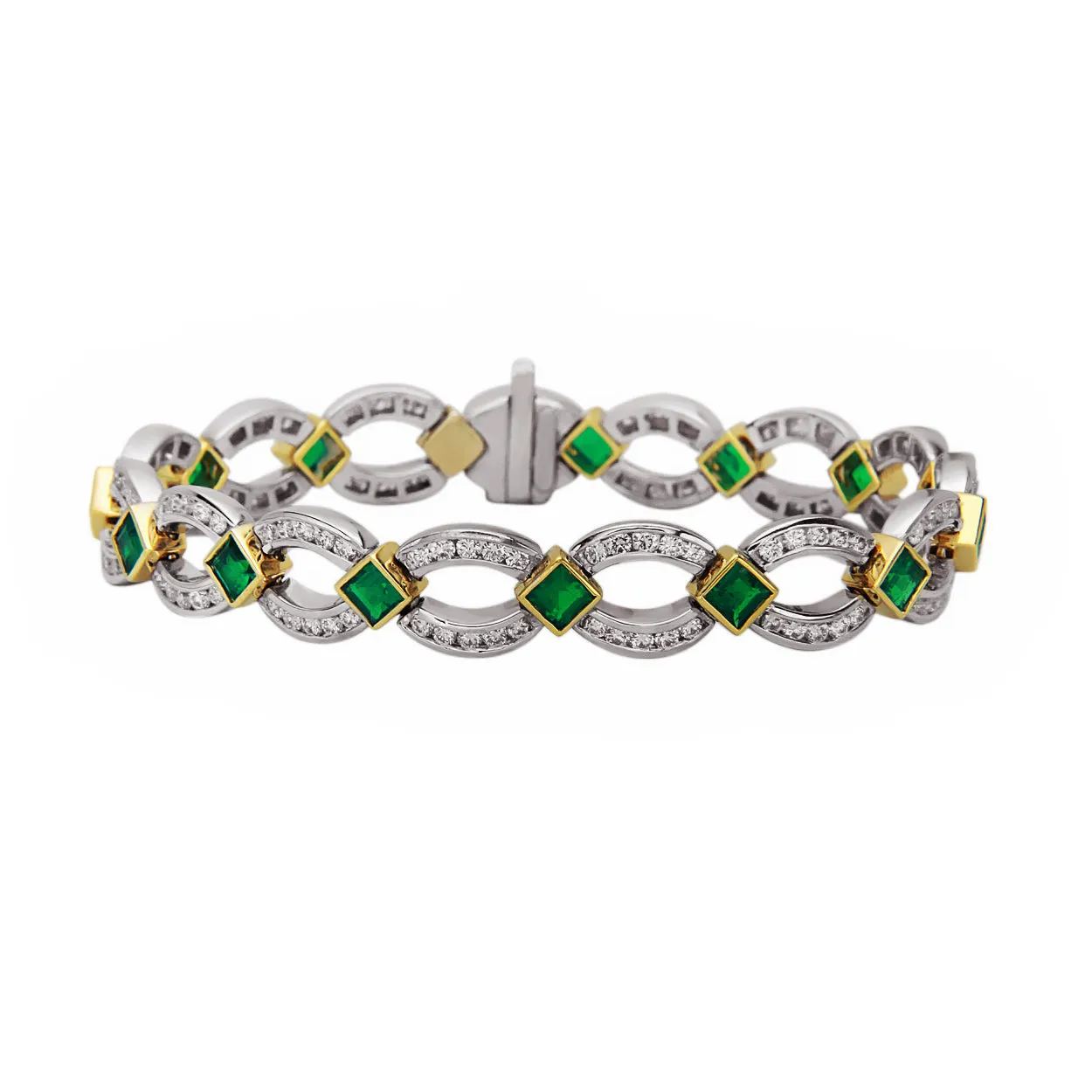 De Hago Emerald & Diamond Bracelet