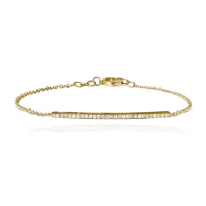 Diamond Bar Bracelet