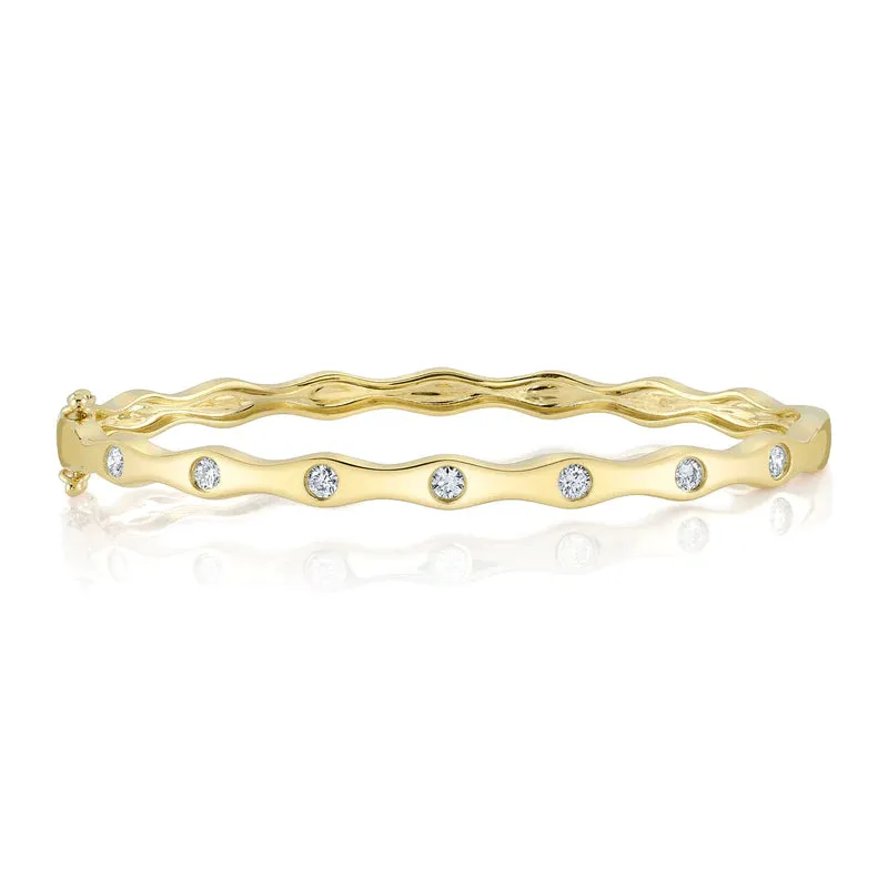 Diamond Bezel Bangle