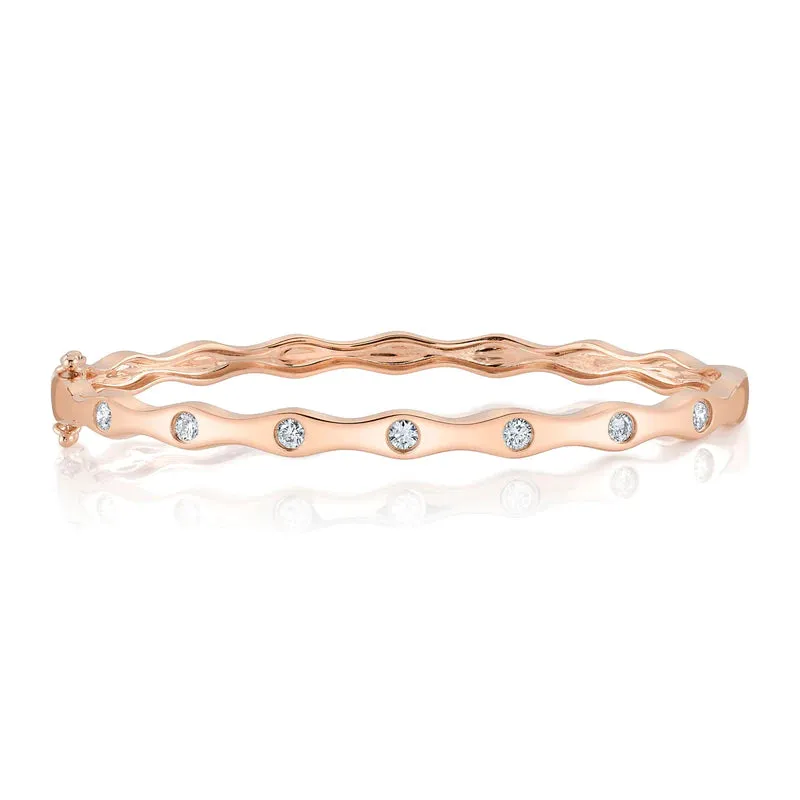 Diamond Bezel Bangle