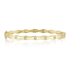 Diamond Bezel Bangle