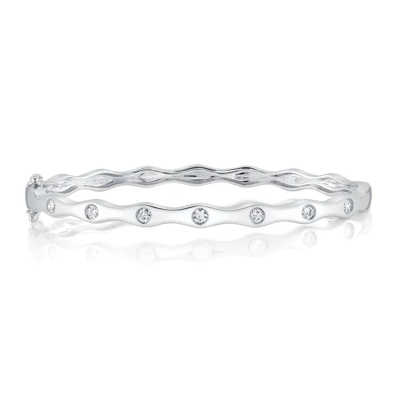 Diamond Bezel Bangle
