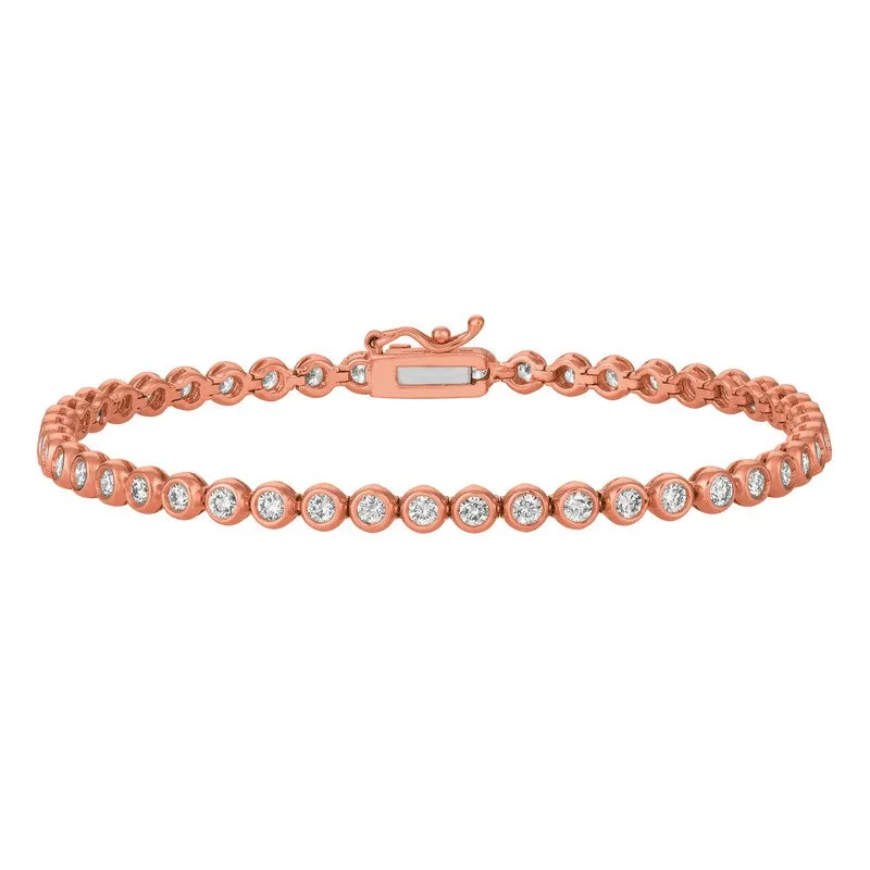 DIAMOND BRACELET 14K GOLD (3.75 CTW)