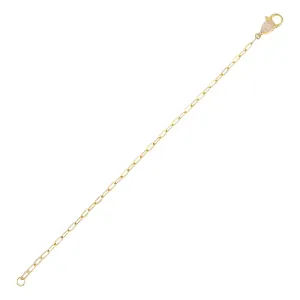 Diamond Clasp Link Bracelet 14K