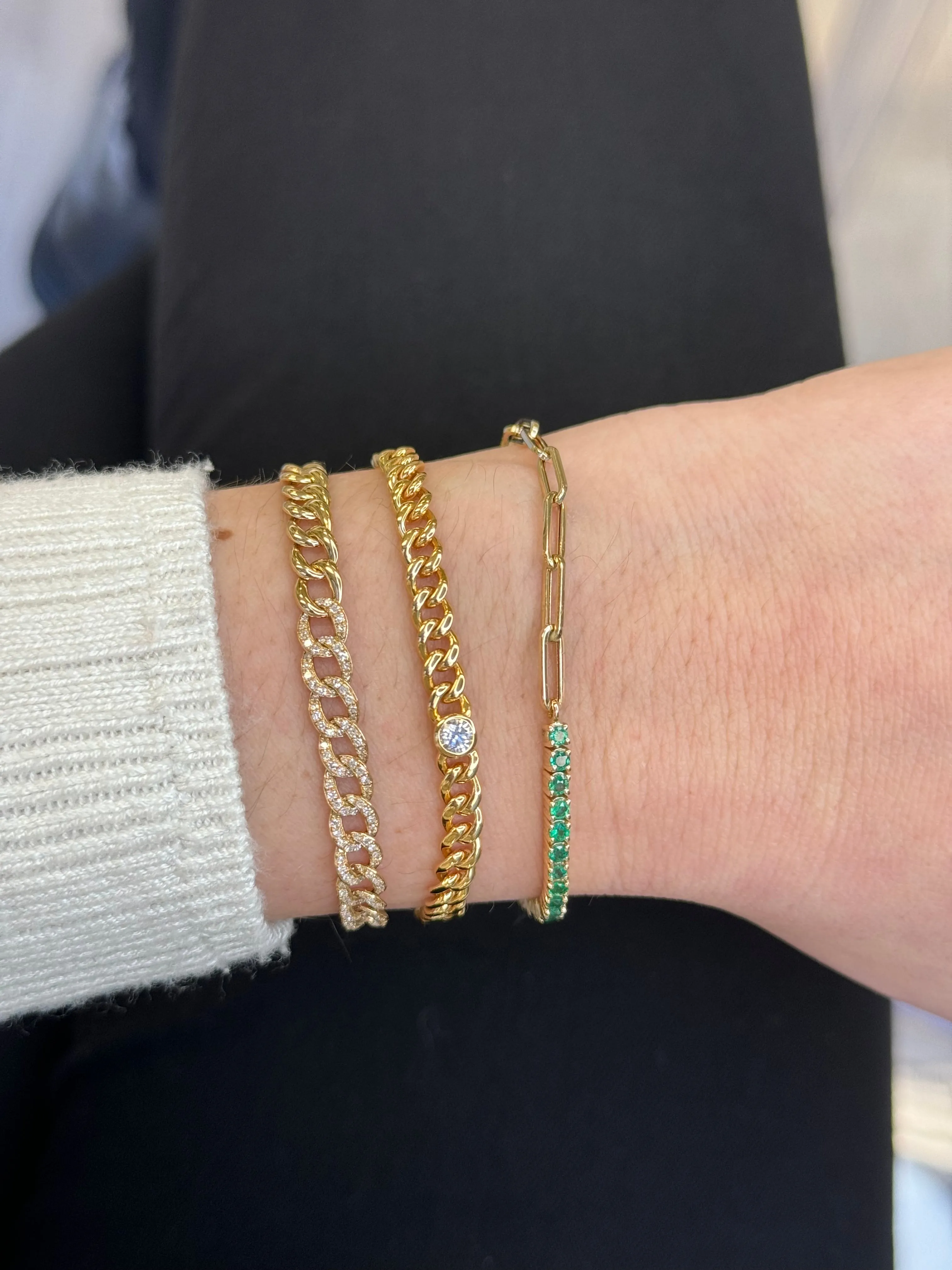 Diamond Cuban Chain Bracelet