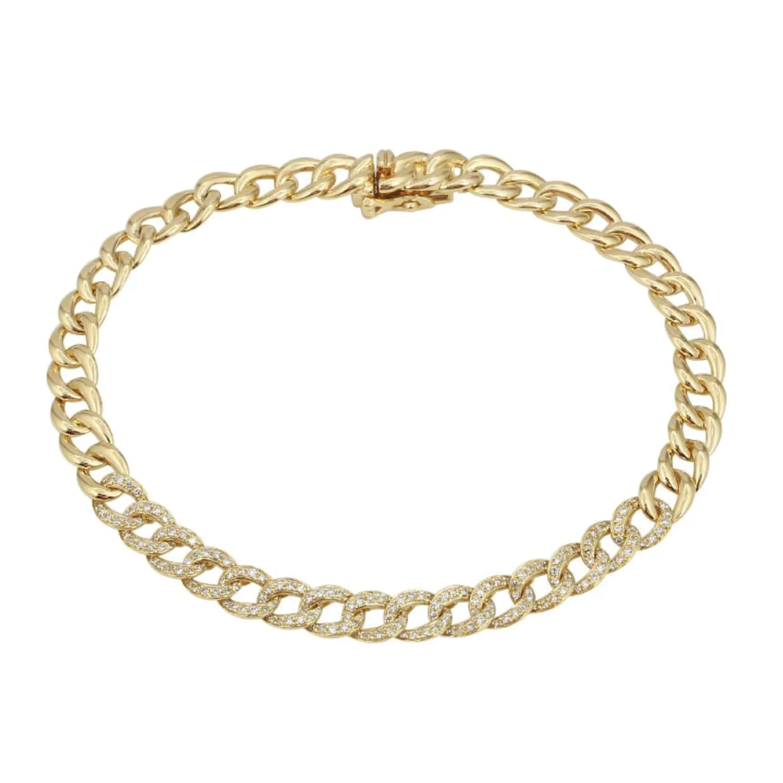 Diamond Cuban Chain Bracelet