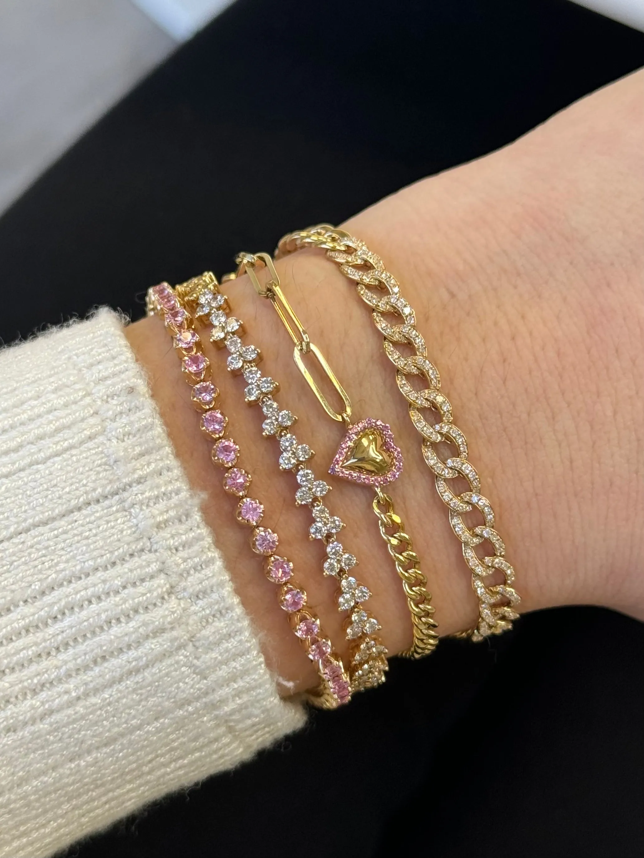 Diamond Cuban Chain Bracelet