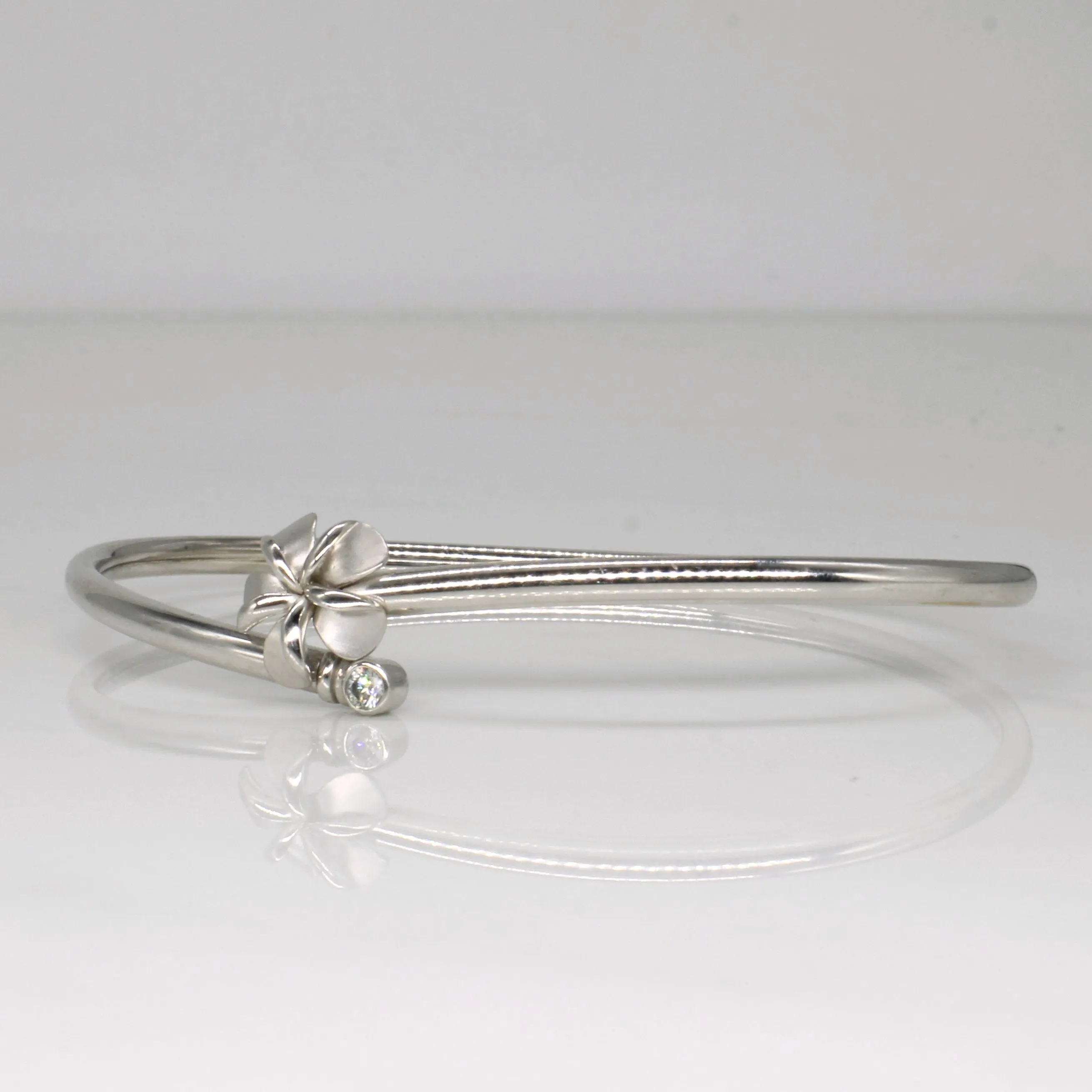 Diamond Floral Bracelet | 0.07ct | 7.5" |