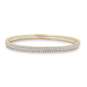 Diamonds All Around Bangle