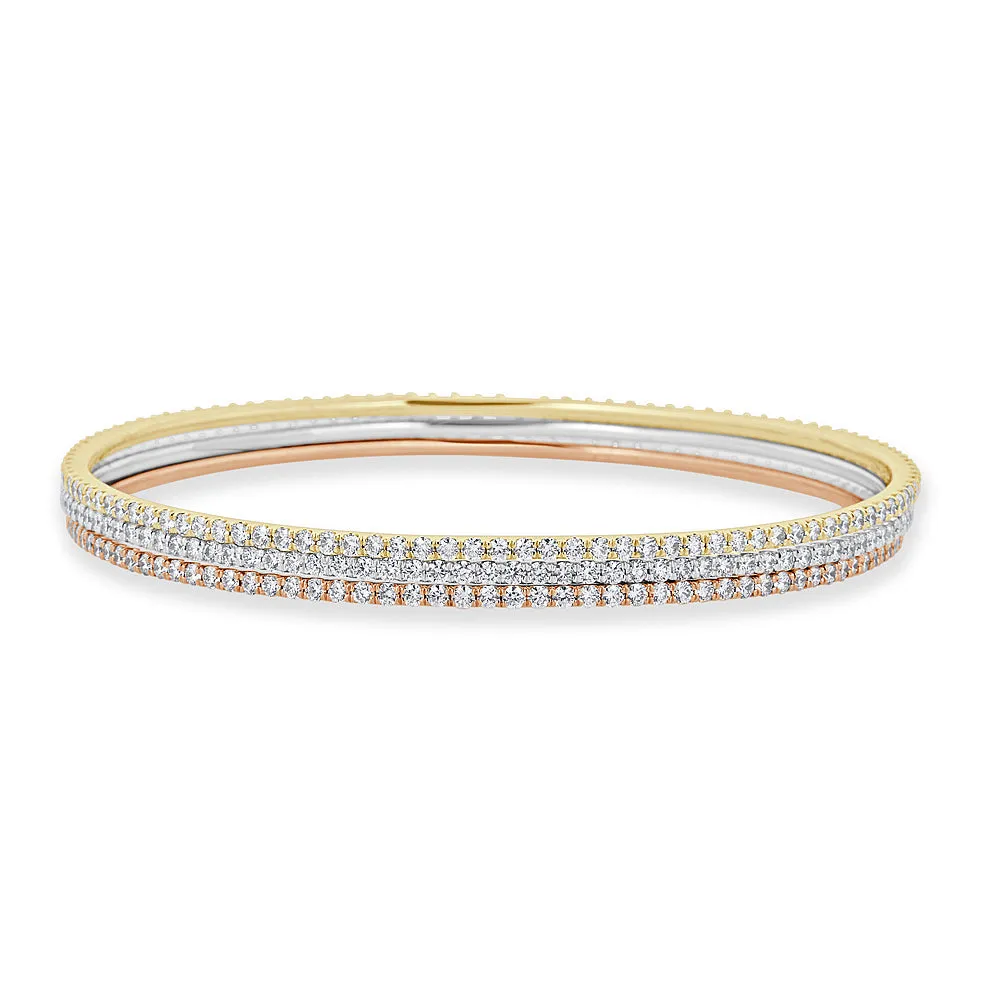 Diamonds All Around Bangle