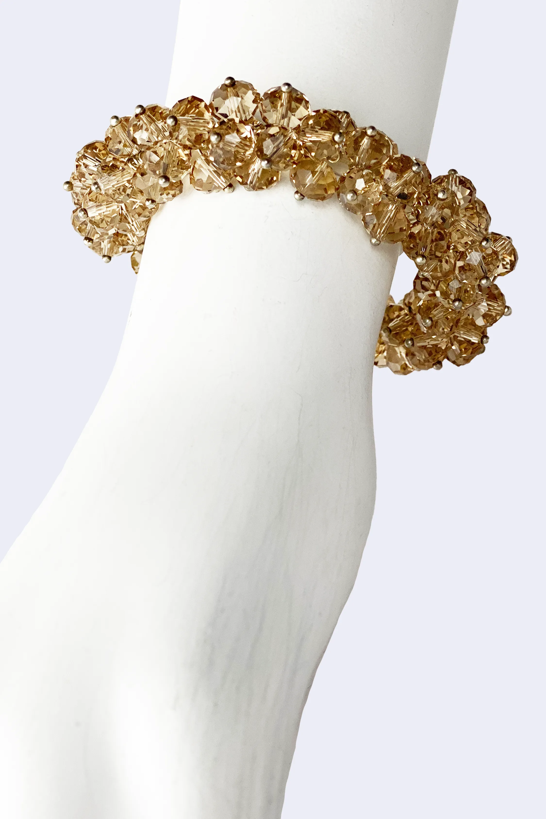 Diana Crystal Big Beads Bracelets