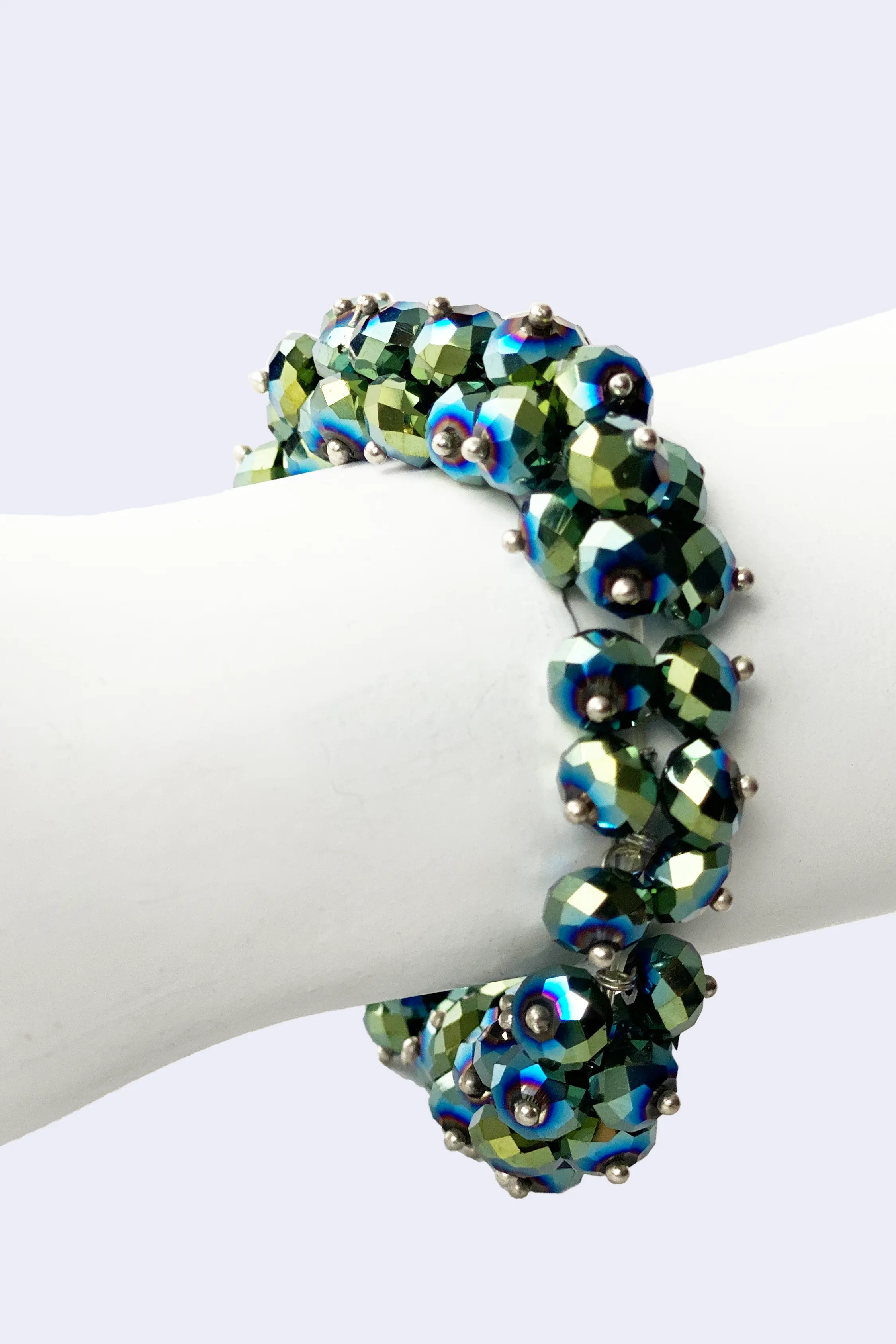 Diana Crystal Big Beads Bracelets