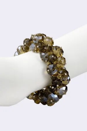 Diana Crystal Big Beads Bracelets