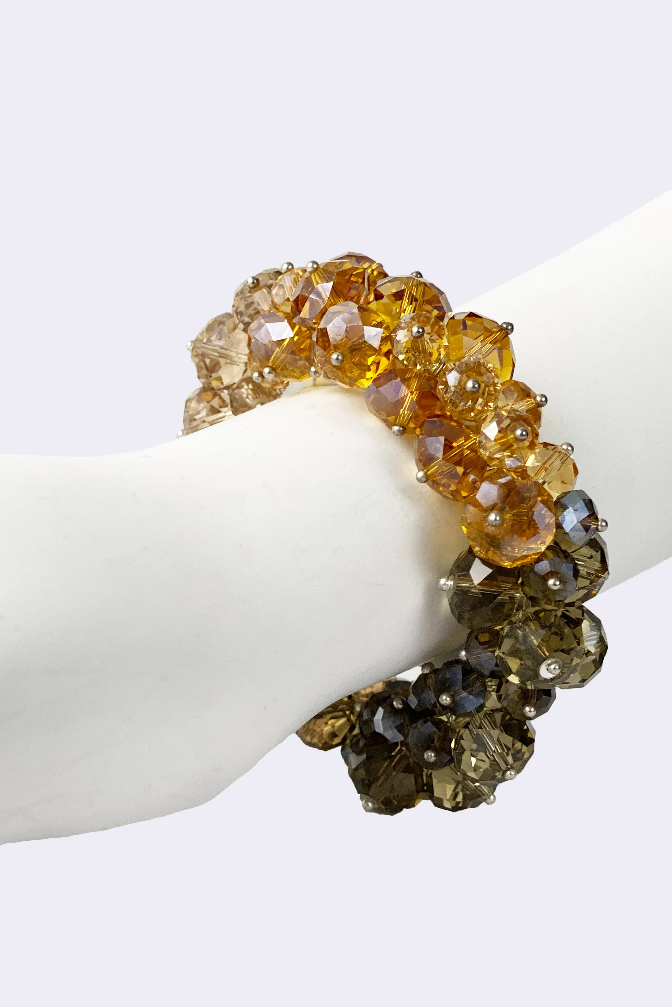 Diana Crystal Big Beads Bracelets