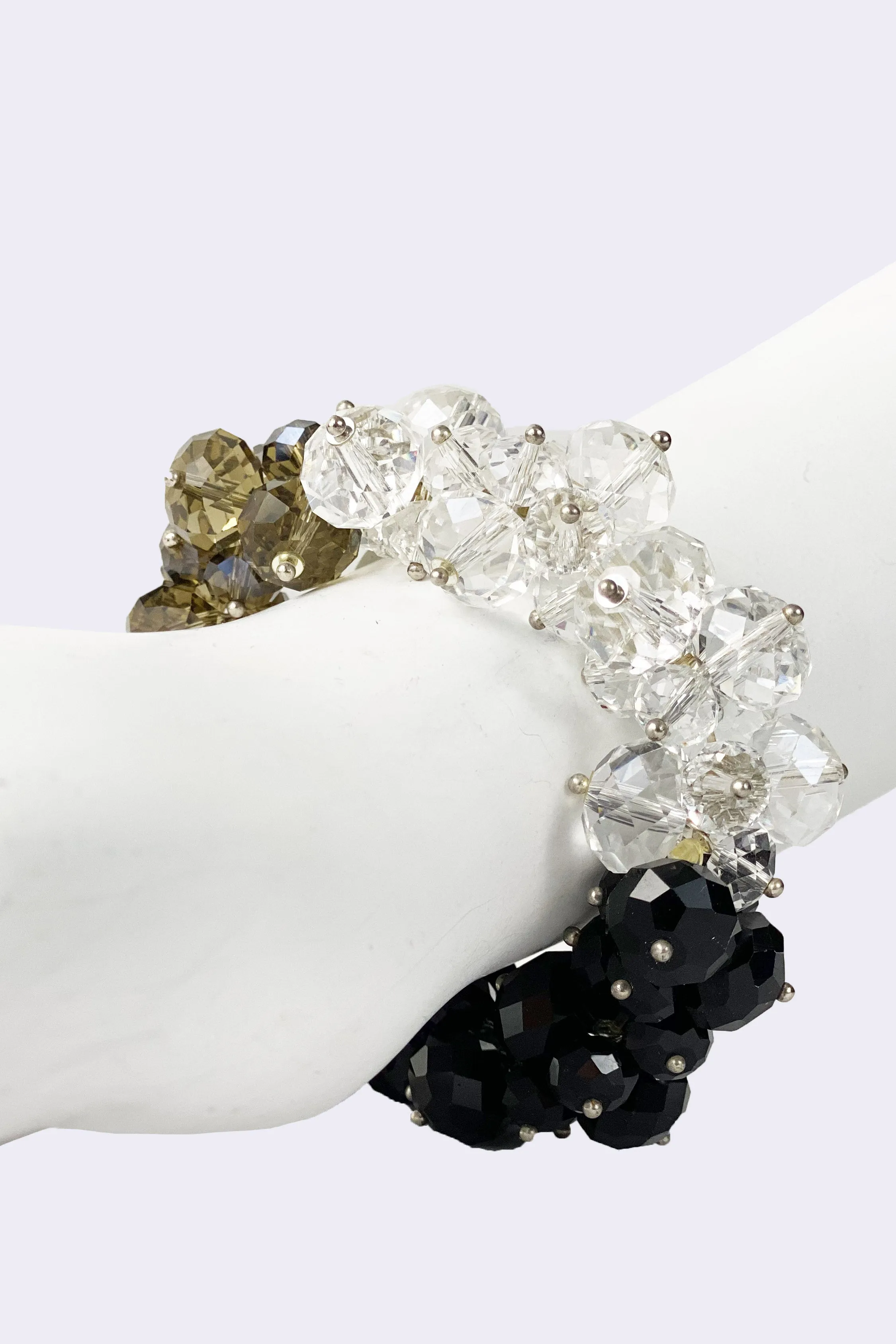 Diana Crystal Big Beads Bracelets
