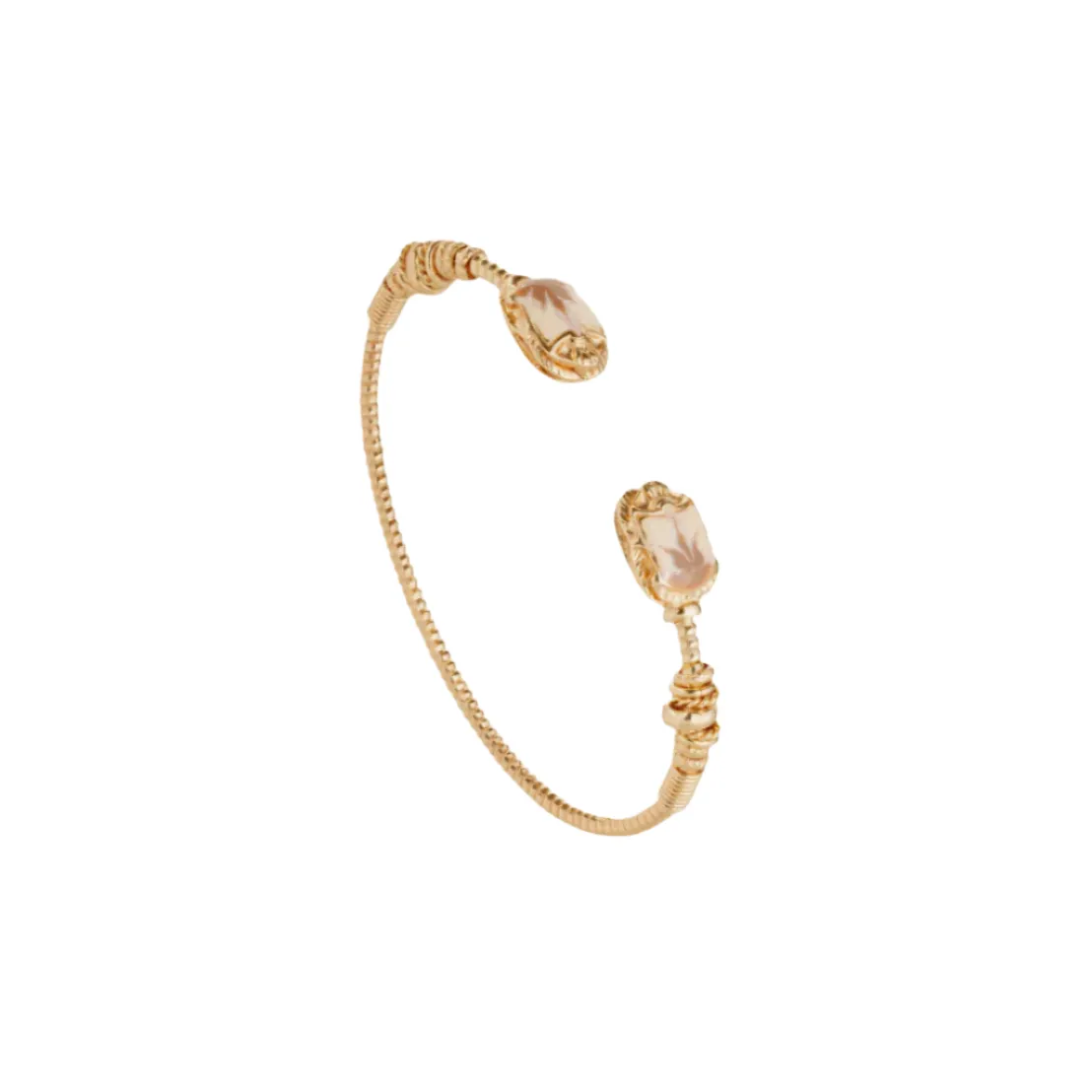 DUALITY LARGE SCARAMOUCHE BRACELET | WHITE