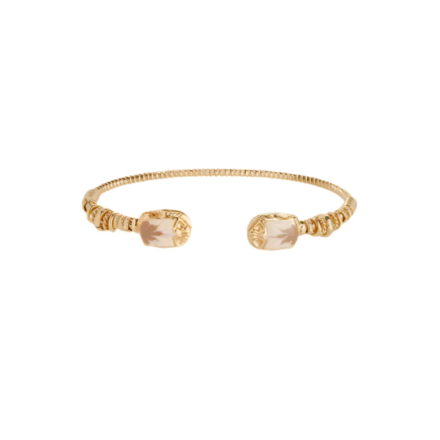 DUALITY LARGE SCARAMOUCHE BRACELET | WHITE