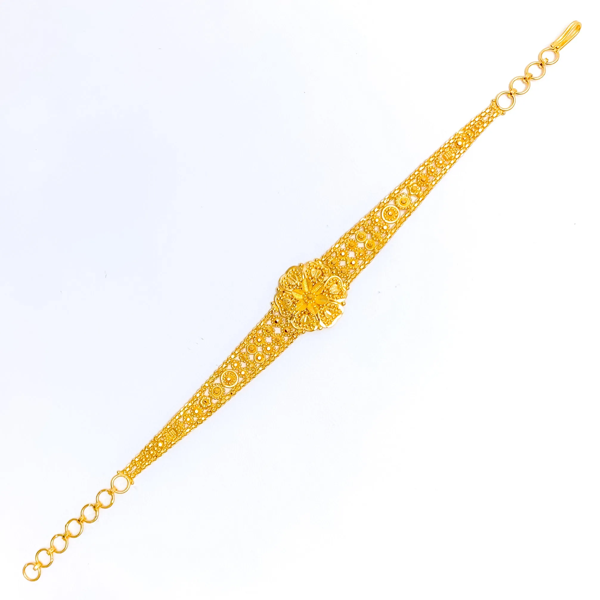 Dynamic Classy 22k Gold Bracelet