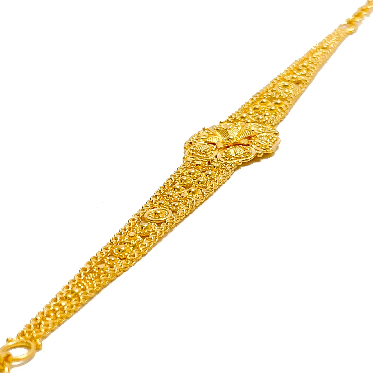 Dynamic Classy 22k Gold Bracelet