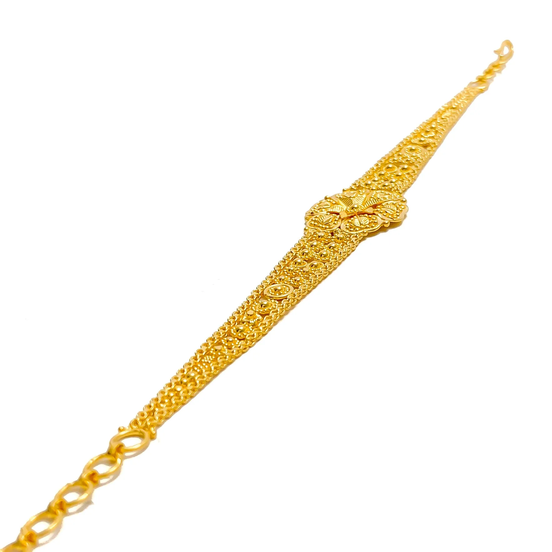 Dynamic Classy 22k Gold Bracelet