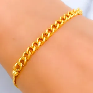 Effortless Everyday 21k Gold Bolo Bracelet