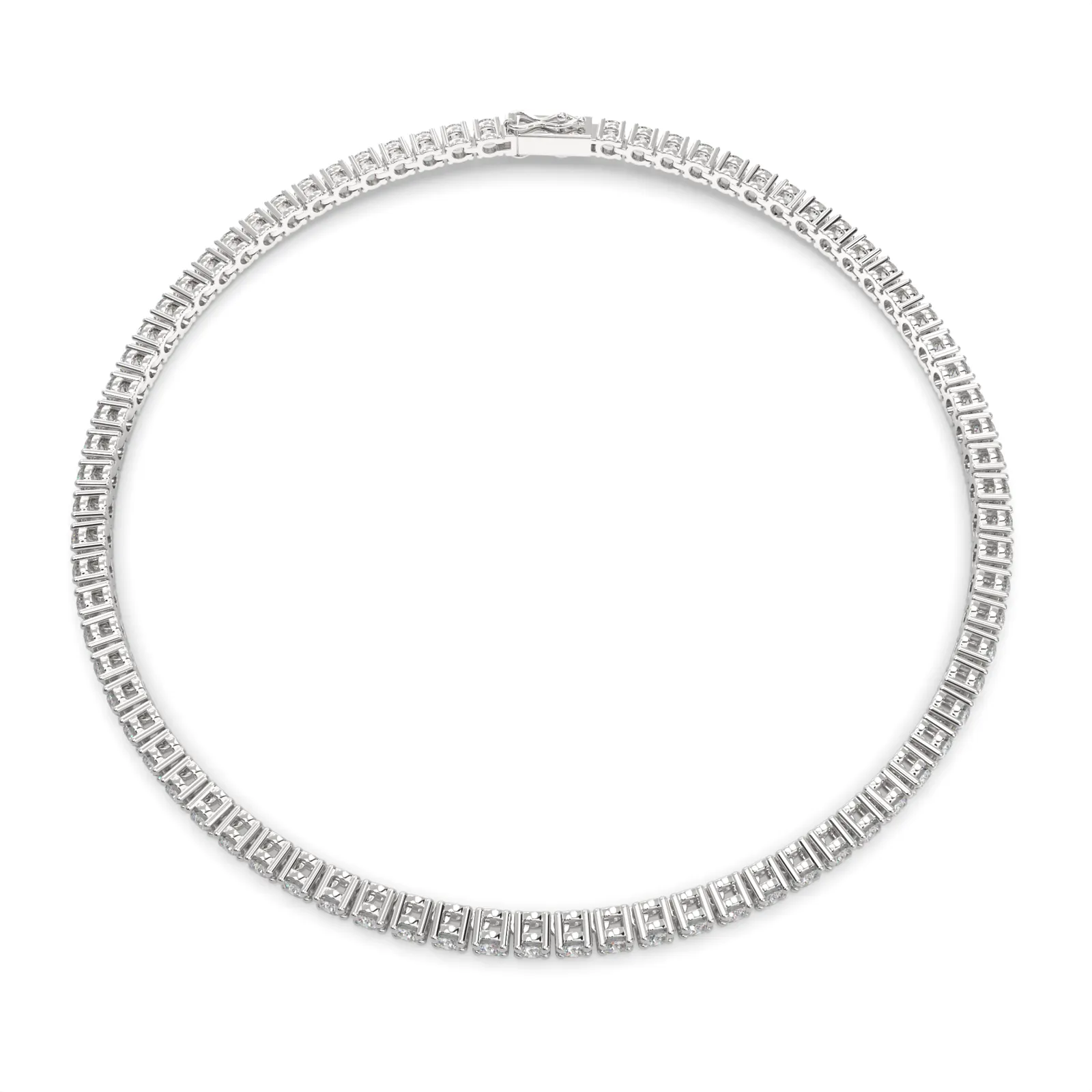 Eleonora Round Cut Diamond Tennis Bracelet Prong Set (2 ctw)