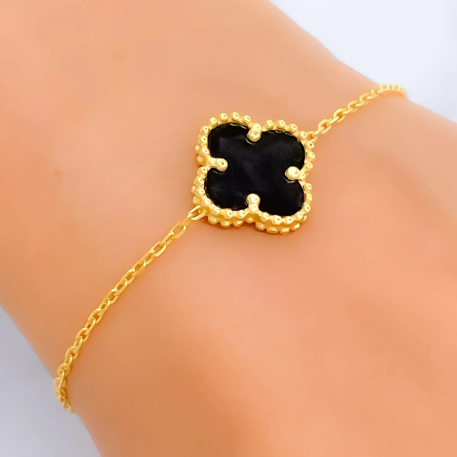 Elevated Attractive 21k Gold Bracelet
