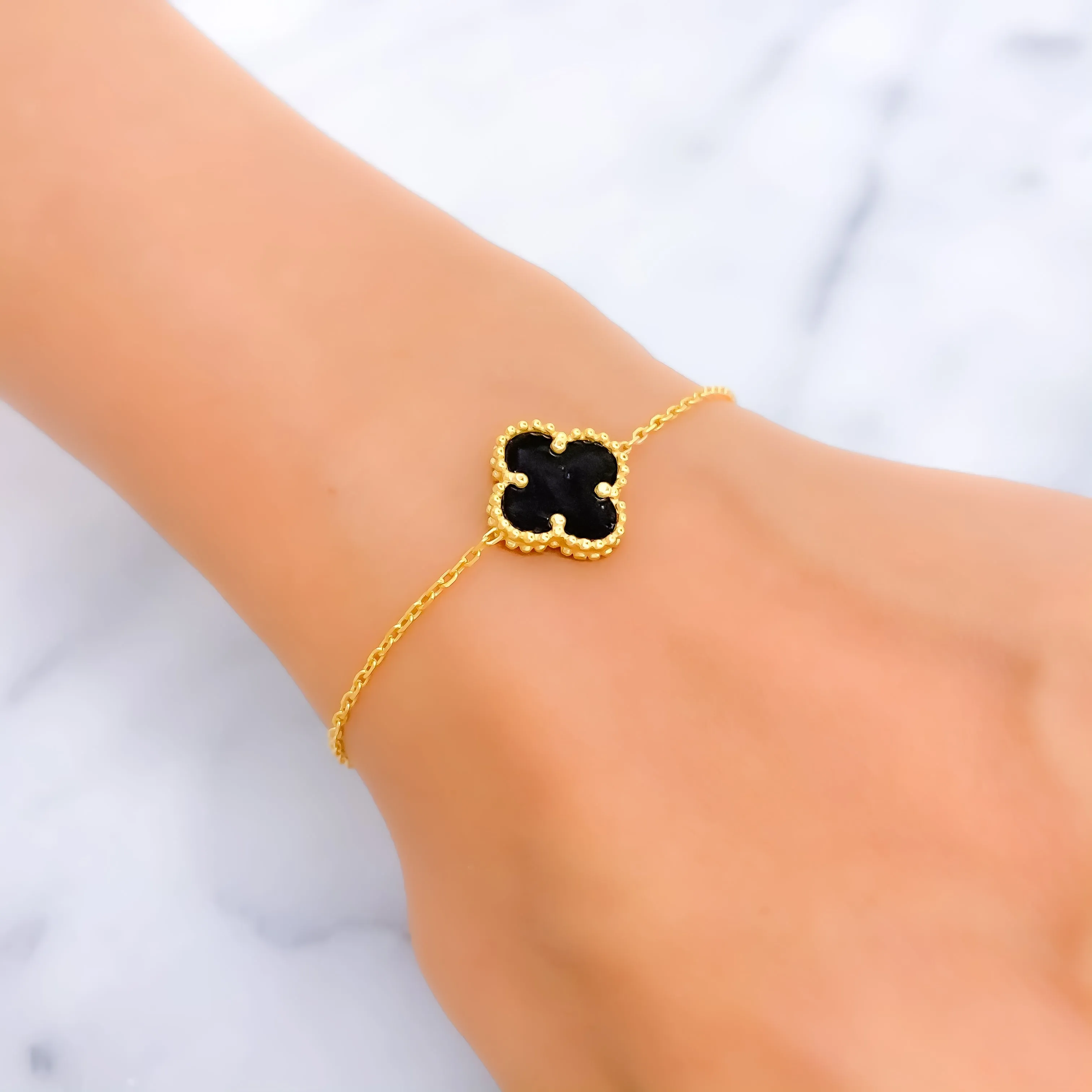 Elevated Attractive 21k Gold Bracelet