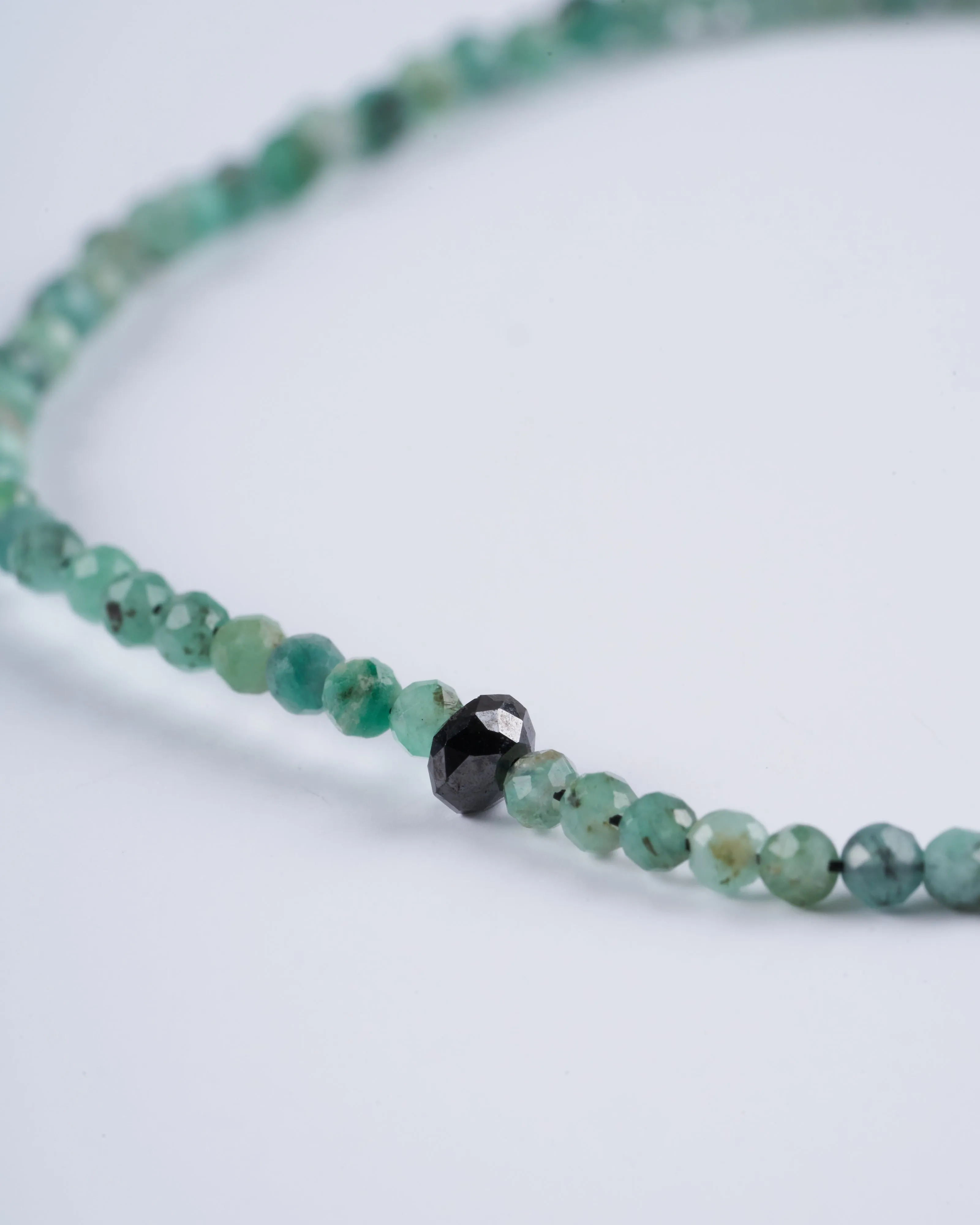 emerald and blue diamond bracelet