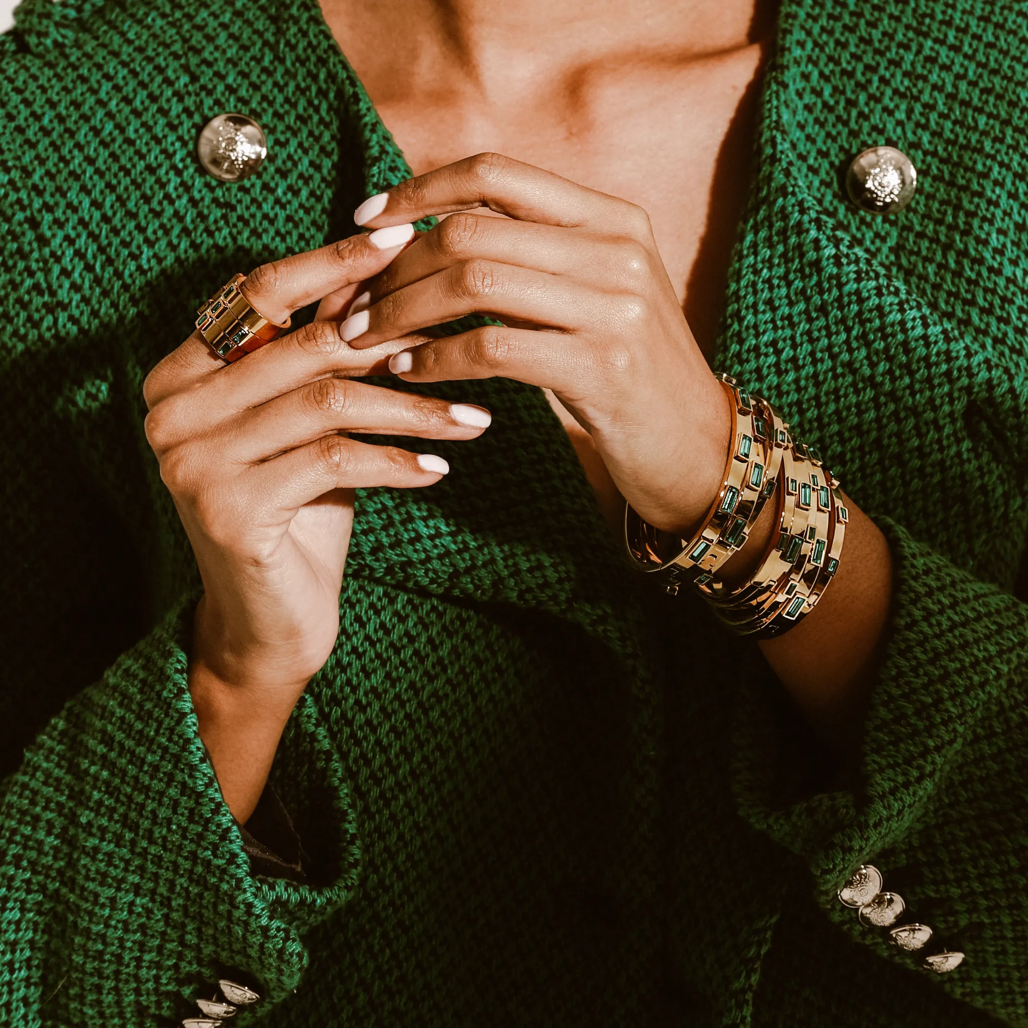EMERALD  BANGLE