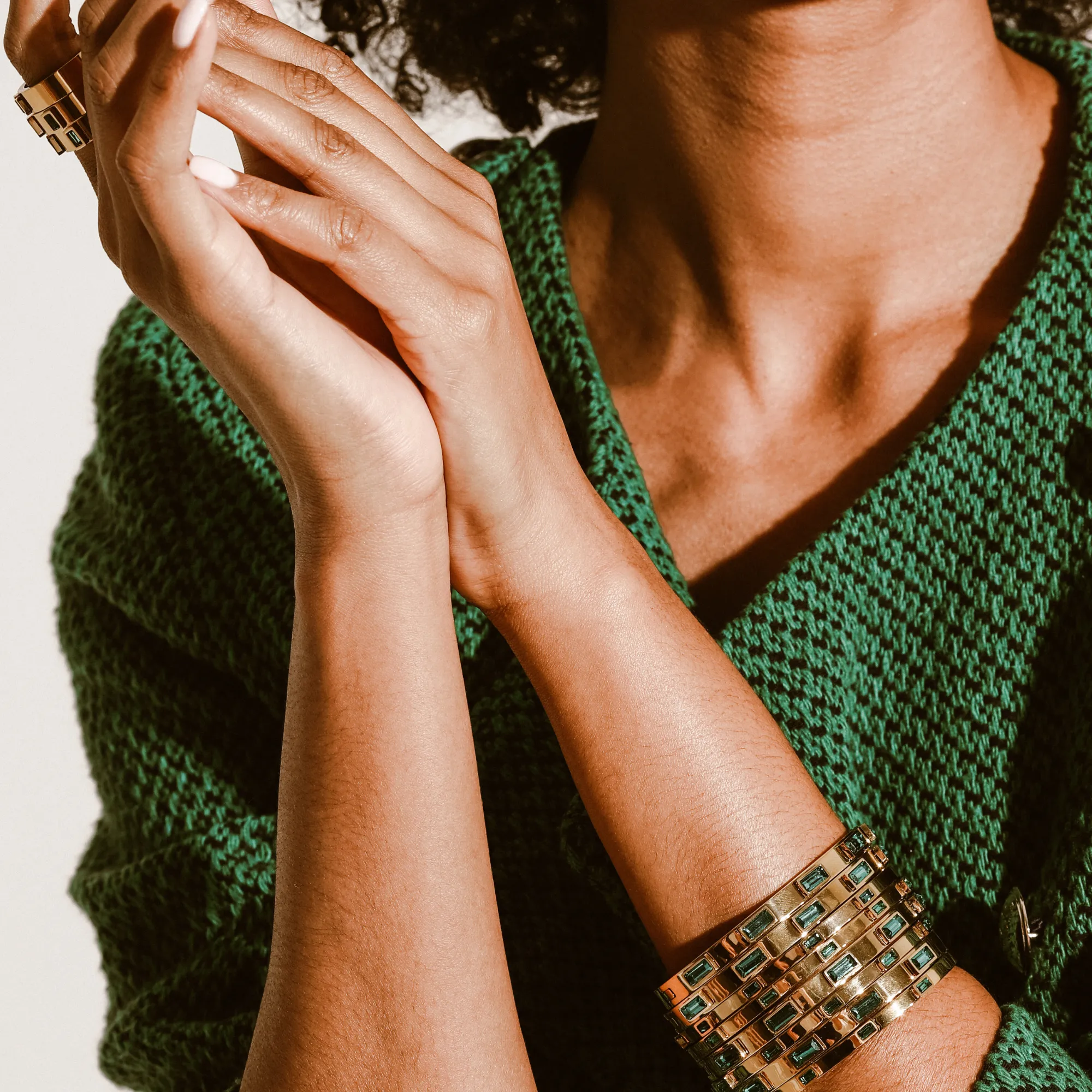 EMERALD  BANGLE