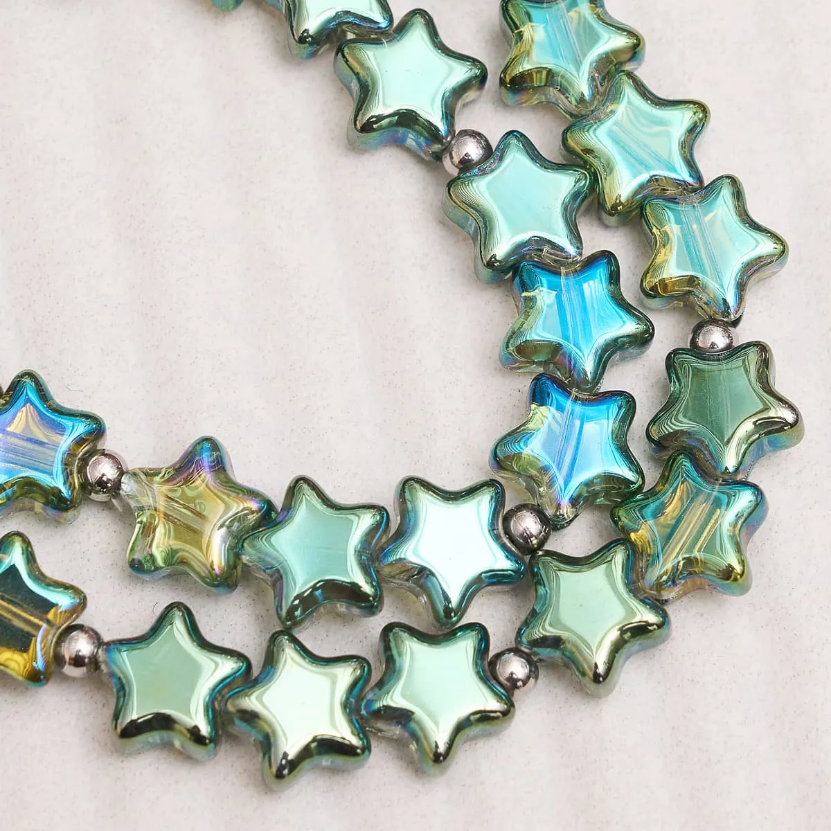 Emerald Borealis  | .925 Sterling Silver | Star Wrap
