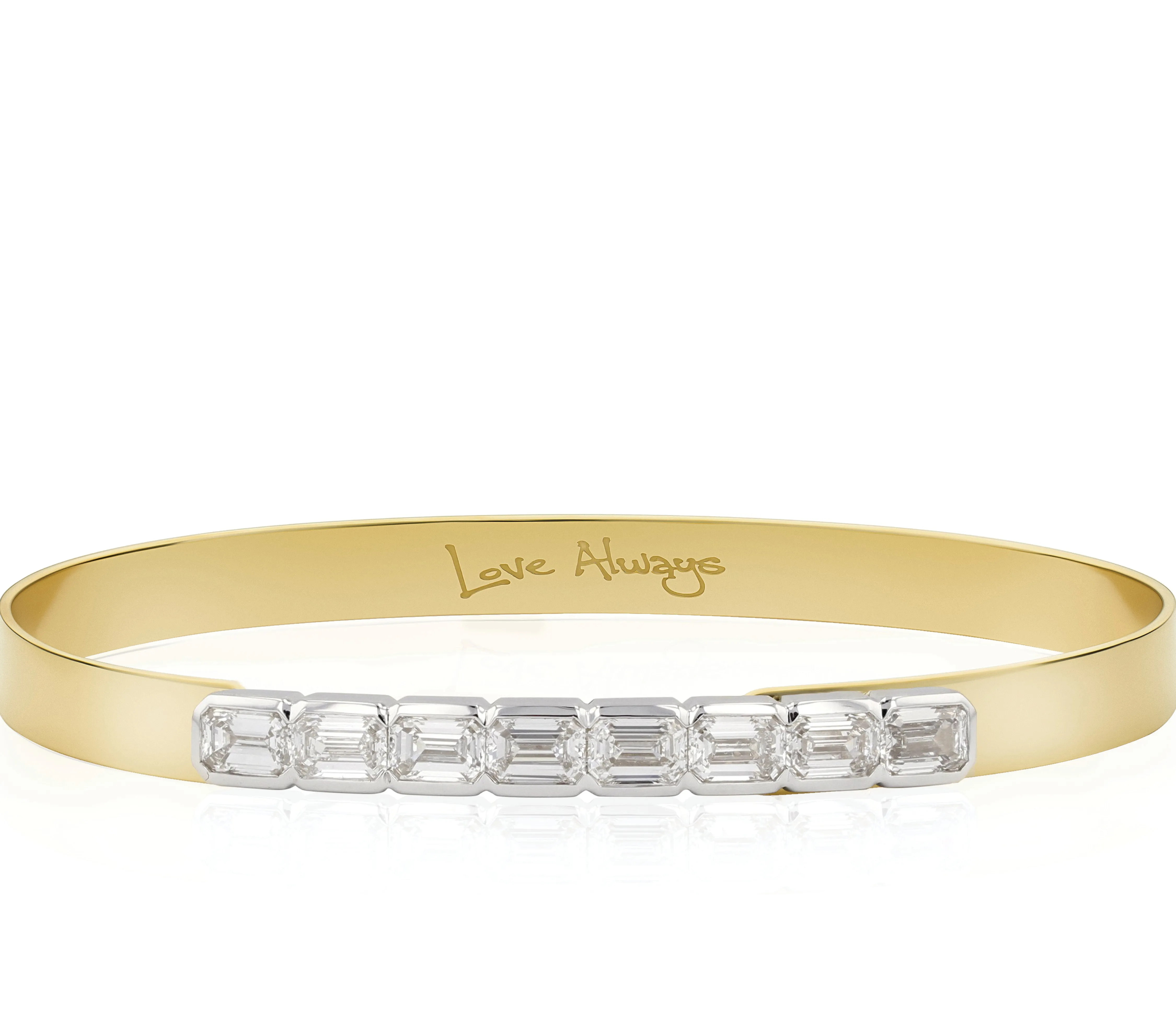 Emerald Cut Love Always Bracelet